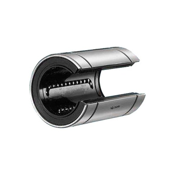 Nippon Bearing NB Corp SW8G-OP Open Linear Bearing W/Resin Retainer, 1/2"ID, Steel SW8G-OP - main